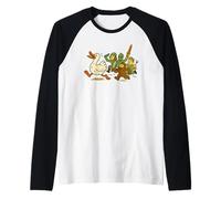 A Wild Goose Chase - Goose, Bigfoot, Alien & Soldier Idiom Raglan Baseball Tee