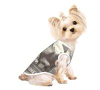 a Wild Journeys Pet Breathable Sleeveless T-shirt S for Small Dogs and Cats, Soft, Comfortable, Stylish