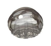 a Wild Journeys Print Shower Cap – Reusable, Double Layer, with Elastic Band – Perfect for Home, Spa, Hotel, and Travel