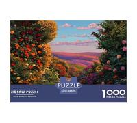 A Winding Path 1000 Piece Jigsaws for Adults Educational Games Beautiful Home Decoration Art Colorful DIY Craft 38x26cm/1000pcs