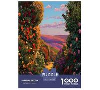 A Winding Path 1000 Pieces Jigsaws for Adults Impossible Beautiful Home Decoration Art Colorful DIY Craft 70x50cm/1000pcs