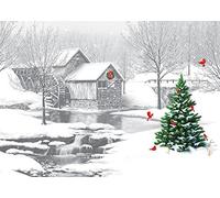 A Winter Evening Christmas Cards - Box of 15 Cards & 16 Foil Lined Envelopes