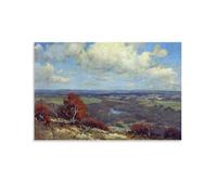 A Winter Morning on The Guadalupe River Robert Julian Onderdonk Painter Poster Canvas Wall Art Poster Decorative Modern Home Print Picture Artworks Posters 12x18inch(30x45cm)