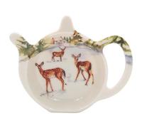 A winter's Snow Scenery Forest Family Tea Bag Tidy