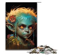 A Wise Elf Magical Goblin Puzzles for Piece Impossible Jigsaw Puzzles for Adults Educational Activity for Cognitive Skills Cognitive Skill Improvement 1000 PCS(75x50cm)