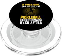 A Wise Girl Once Said Let's Play Pickleball And She Lived PopSockets PopGrip for MagSafe