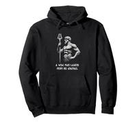 A wise man learns from his enemies Battle Proverb Greek God Pullover Hoodie