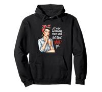 A Wise Woman Once Said Retro Housewifes Pullover Hoodie