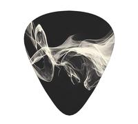 A Wisp Of Smoke Wzywhj Prints Abs Guitar Picks 12 Piece, Easy Grip Uke Picks For Your Bass, Ukulele, Acoustic Or Electric Guitar