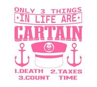 a with a Quote from The Movie Captain and The Words Life are Certain Fine Carving Decals 67.2x71.7cm Store Decoration Pink