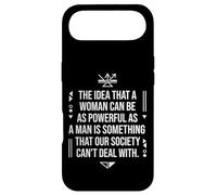 A Woman Can Be As Powerful As A Man Society Can't Deal Quote Case for iPhone Air