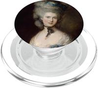 A Woman in Blue Thomas Gainsborough Rococo Art Painting PopSockets PopGrip for MagSafe