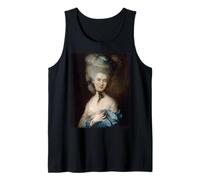 A Woman in Blue Thomas Gainsborough Rococo Art Painting Tank Top