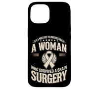 A Woman Who Survived A Brain Surgery Power Case for iPhone 15