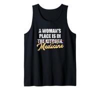 A Woman's Place is in Medicine Kitchen Vintage Doctor PhD Tank Top