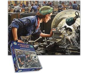 A Woman's Work Is Never Done 1000-Piece Jigsaw Puzzle - Celebrate Women's Wartime Contributions with Dame Laura Knight's Iconic Artwork - Perfect for Puzzle Enthusiasts and History Lovers