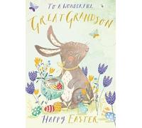 A Wonderful Great Grandson Happy Easter Card Single Easter Greeting Cards