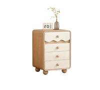A Wooden Nightstand with Four Drawers Perfect for The Master Bedroom