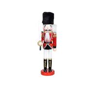 (A) Wooden Nutcracker Doll Soldier Vintage Handcraft Decoration Christmas Gifts