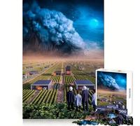 A World in Decline 1000 Pieces Puzzles for Adults Strong Memory Quality Print Fun Challenge Night Fun (38x52cm)