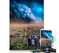 A World in Decline Jigsaw Puzzles for Teenagers 1000 Recreational Game Firm Edge Pattern Assemble Perfect Art (38x26cm)