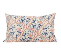 A world of craft - Kantha Birds Cushion Cover 30x50 cm - Blue