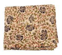 A world of craft - Poppy Table Cloth, Beige/Black - Black