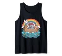 A World of Friendship Cute Noah’s Ark Tee Tank Top