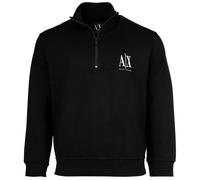 A X Armani Exchange Men's Sweatshirt With Collar And half-Zip - Logo, Building