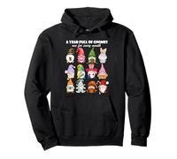 A Year Full Of Gnomes One For Every Month Seasonal Holiday Pullover Hoodie