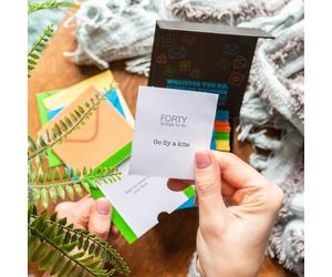 A Year of Dates 40th Birthday gift: Forty Things To Do When You Are 40