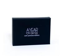 A Year Of Dates New Parents Gift Box in purple - 26 Activity Ideas for New Parents Including Date Night Ideas, Family Days Out & Adventures with Baby -Gifts for Couples with Kids