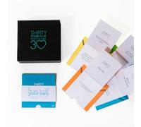 A Year Of Dates Thirty Things to Do When You Are 30 Idea Cards. Thirty Pre-sealed Cards in Presentation Gift Box. Thoughtful 30th Birthday Gifts for Women & Men.