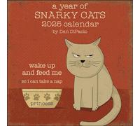 A Year of Snarky Cats 2025 Wall Calendar