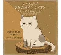 A Year of Snarky Cats 2027 Wall Calendar