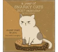 A Year of Snarky Cats 2027 Wall Calendar