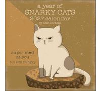 A Year of Snarky Cats 2027 Wall Calendar