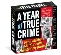 A Year of True Crime Desk Calendar 2027, Desk Calendars, Day To View, Gift