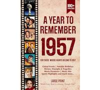 A Year To Remember 1957 History Book: A Nostalgic Tribute for the Radio Babies with Heartfelt Memories of 1957 - An Ideal Gift for Birthdays, Anniversaries, and Special Occasions
