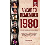 A Year To Remember 1980 History Book: A Nostalgic Tribute for the Radio Babies with Heartfelt Memories of 1980 - An Ideal Gift for Birthdays, Anniversaries, and Special Occasions