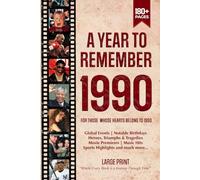 A Year To Remember 1990 History Book: A Nostalgic Tribute for the Radio Babies with Heartfelt Memories of 1990 - An Ideal Gift for Birthdays, Anniversaries, and Special Occasions