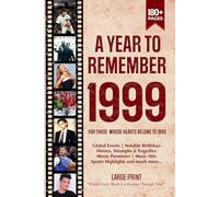 A Year To Remember 1999 History Book: A Nostalgic Tribute for the Radio Babies with Heartfelt Memories of 1999 - An Ideal Gift for Birthdays, Anniversaries, and Special Occasions