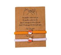 A-yeite 2 Pcs Handmade Braid Yin Yang Tai Chi Bracelets Set Colorful Lucky Charm Feng Shui Bracelets for Women Men Couple BFF Friendship Jewelry Gifts, Adjustable, Nylon, no gemstone