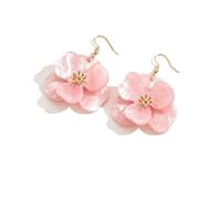 A-yeite Boho Flower Dangle Drop Earrings for Women, One Size, Acrylic, No Gemstone