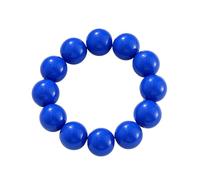 A-yeite Candy Color Round Beads Stretch Bracelet for Women 70s 80s Bright Acrylic Stackable Bracelets Summer Party Statement Jewelry, One Size, Acrylic, no gemstone