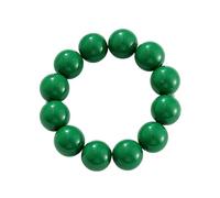 A-yeite Candy Color Round Beads Stretch Bracelet for Women 70s 80s Bright Acrylic Stackable Bracelets Summer Party Statement Jewelry, One Size, Acrylic, no gemstone