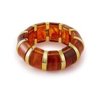 A-yeite Chunky Bangle Bracelets for Women Colorful Acrylic Irregular Geometric Resin Stretch Bracelet Wide Wristband Statement Jewelry Gift, One Size, Acrylic, no gemstone