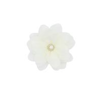 A-yeite Fabric Flower Brooch Pins for Dresses Clothes Elegant Colorful Large Flower Pins Shawl Clips Duckbill Clips for Women Wedding Party Dance Banquet Prom Jewelry Gift, Metal, no gemstone