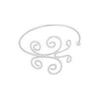 A-yeite Gold Plated Upper Arm Bracelet Cuff Bangle Flower Sun Moon Butterfly Swirl Upper Arm Armlet Simple Bracelets Adjustable Armband Jewelry for Women, Adjustable, Zinc, no gemstone