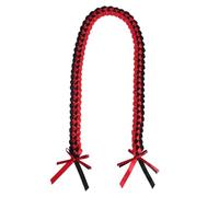 A-yeite Graduation Ribbon Leis Necklace Class of 2024 Adjustable Braided Necklace for Men Women College Student Party Jewelry, Red Black, 39.37 inches or 100 cm